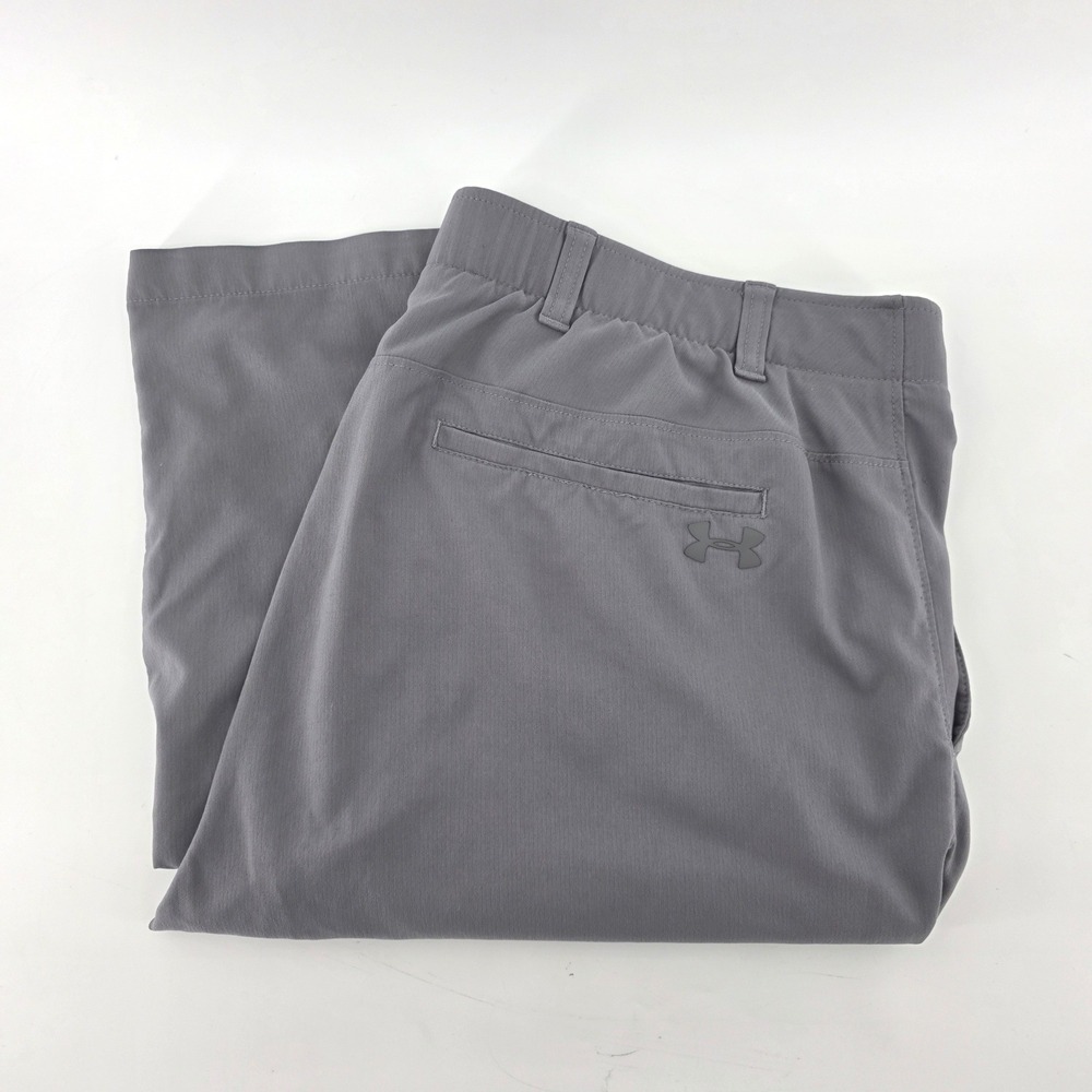 Under Armour Showdown Performance Golf Pants Mens 40/31.5 Gray‎ Straight Leg